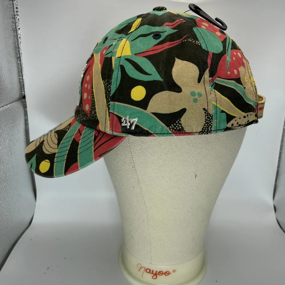 Cleveland Browns '47 Clean Up Women's Hat Adjustable Tropical Print NFL‎ NEW
